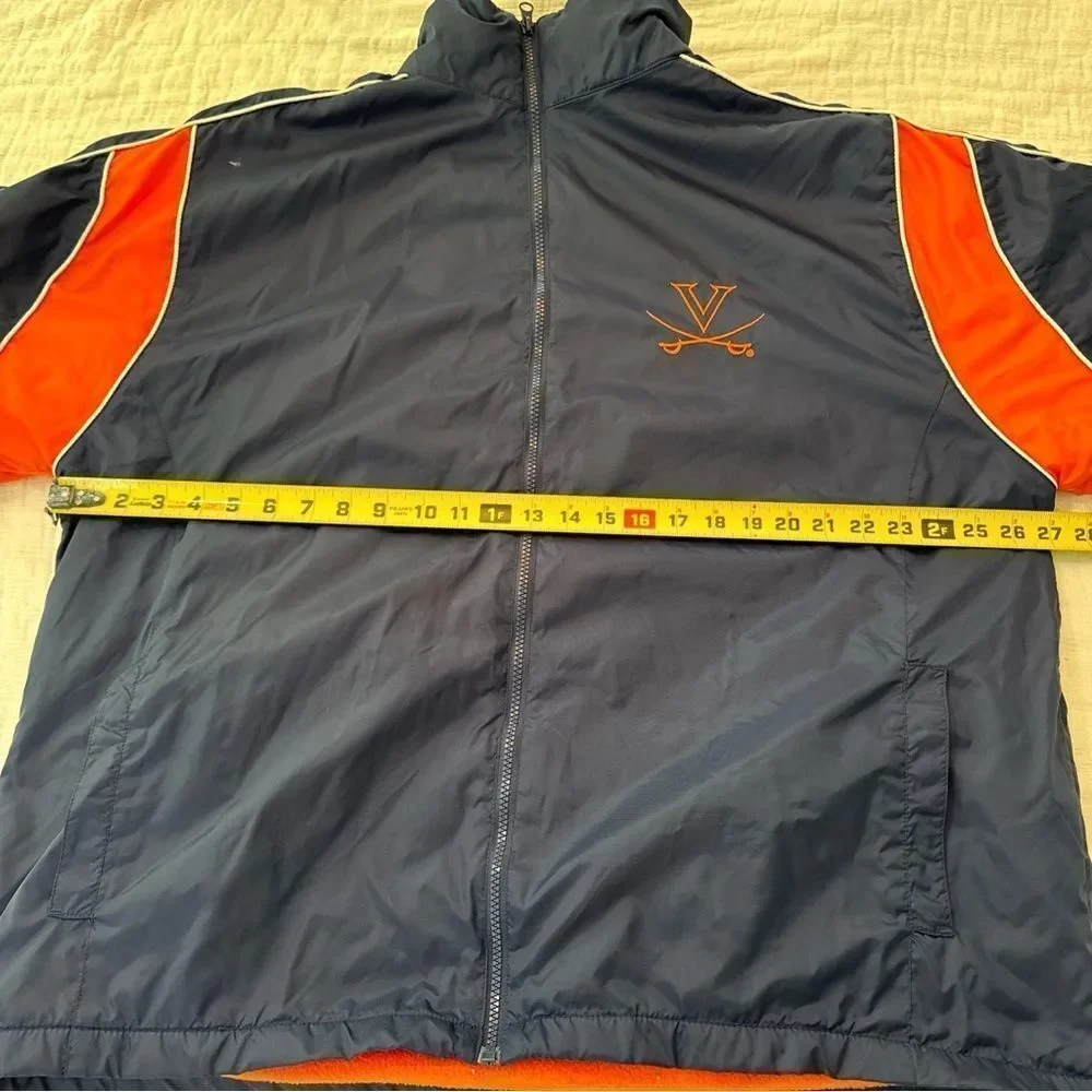 Vintage Starter Windbreaker Jacket UVA Cavaliers University of Virginia Full Zip